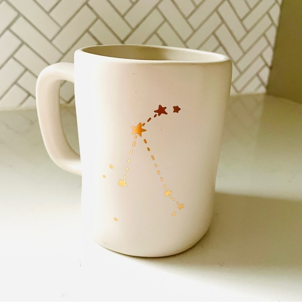 Rae Dunn Disney Aries Astrological Zodiac Sign Constellation Coffee Cup Mug - Picture 2 of 6